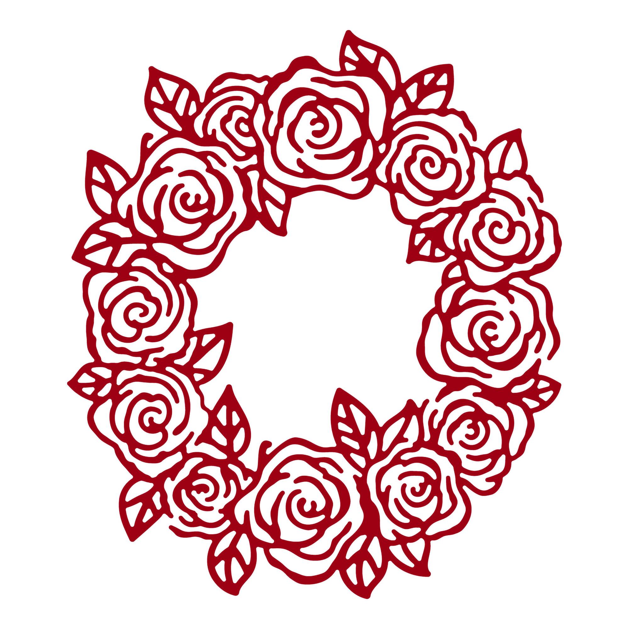 6 Pack: Rose Wreath Cutting Die by Recollections™
